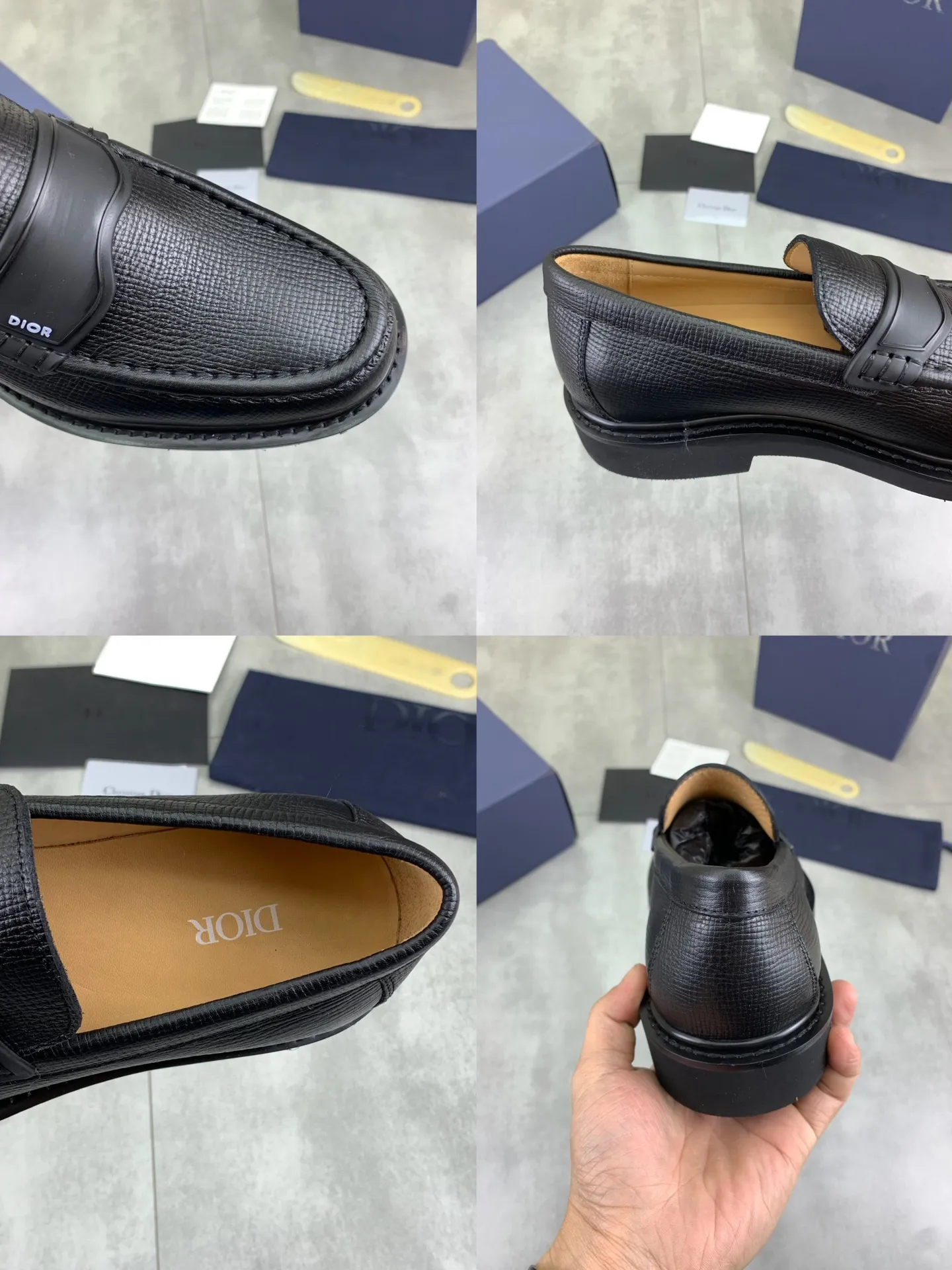 Factory price P800 💰Original quality, top version🔱 DIOR——Dior Men's business casual leather shoes, top quality products. 1:1 shipment ⬆️Luxurious and noble👞All imported original brand fabrics, just to create a more comfortable wearing experience, upper: original selected open edge beaded calfskin ➕Top imported water-dyed full cow lining, original light and comfortable foam outsole ✔️Number: 39-44 (38.45 can be customized)